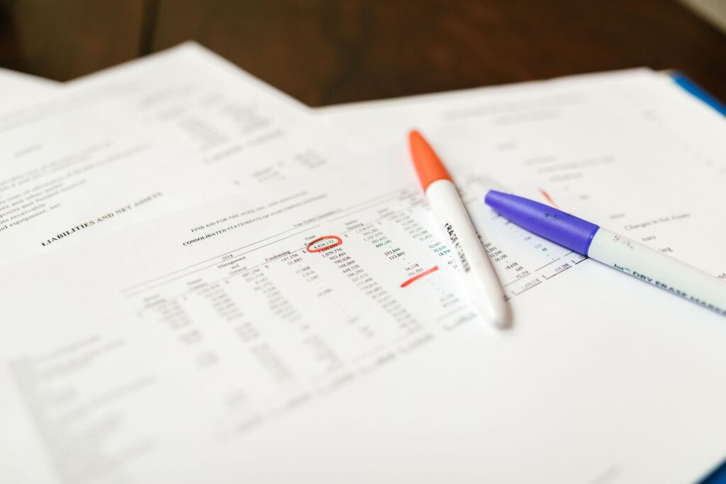 Financial documents