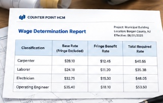 Wage Determination Report